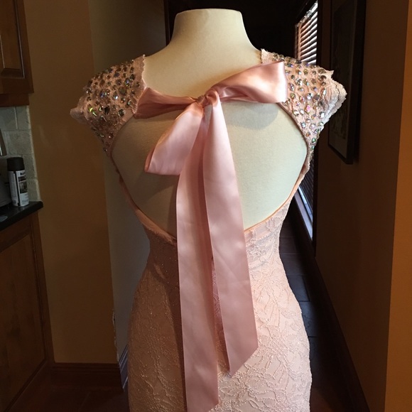 Beautiful Blush Prom Pageant dress - Picture 6 of 8